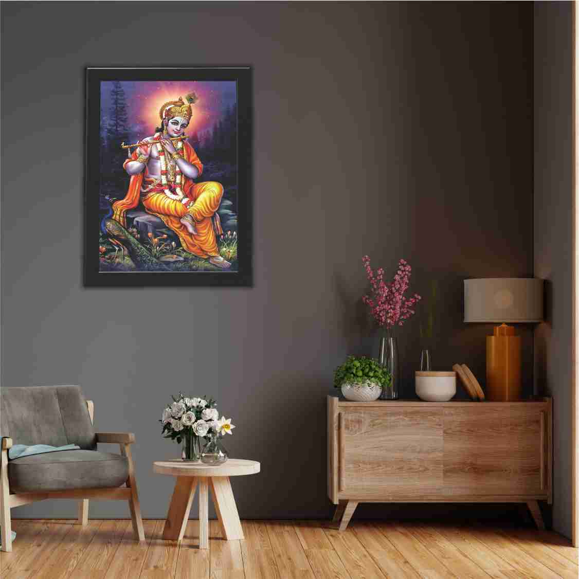 Lord Krishna Photo Frame For Wall Decoration-2