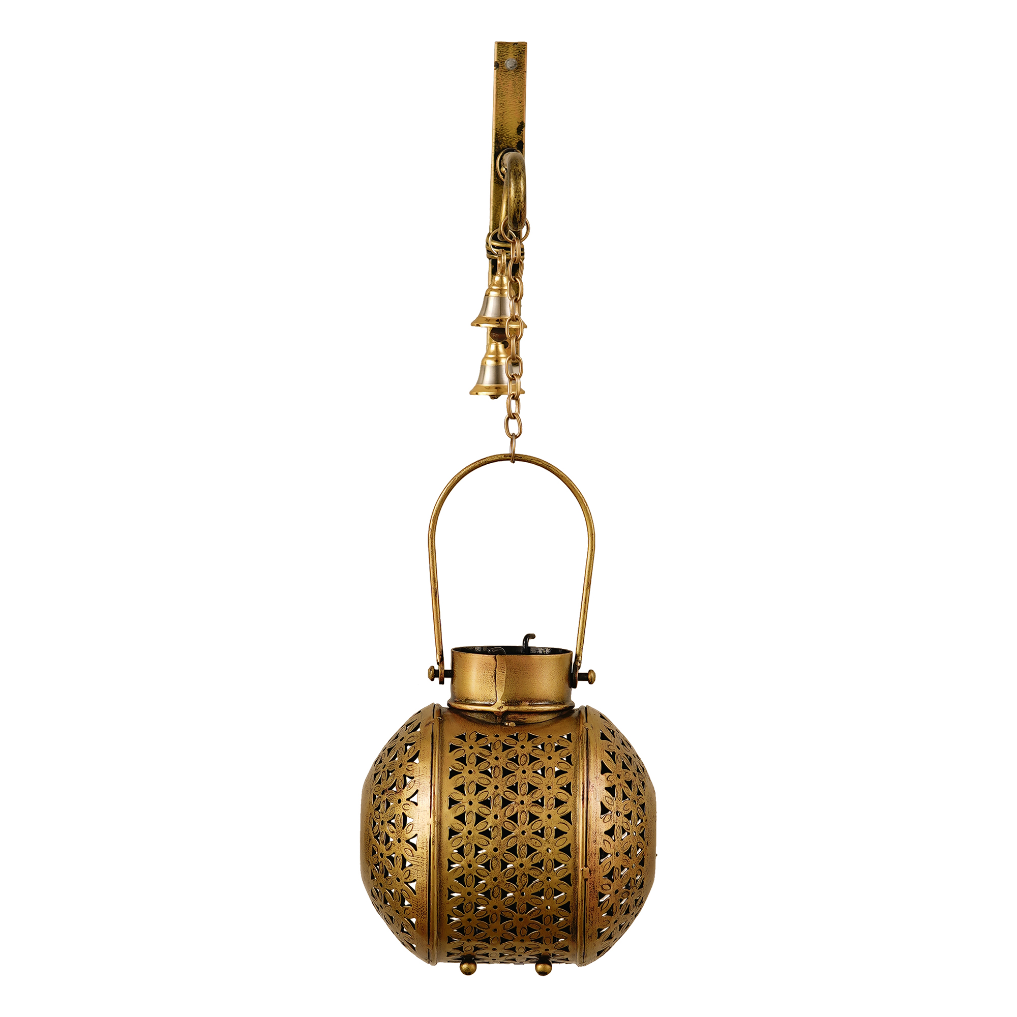 Hanging Laltern Tealight Holder For Home Decoration-4