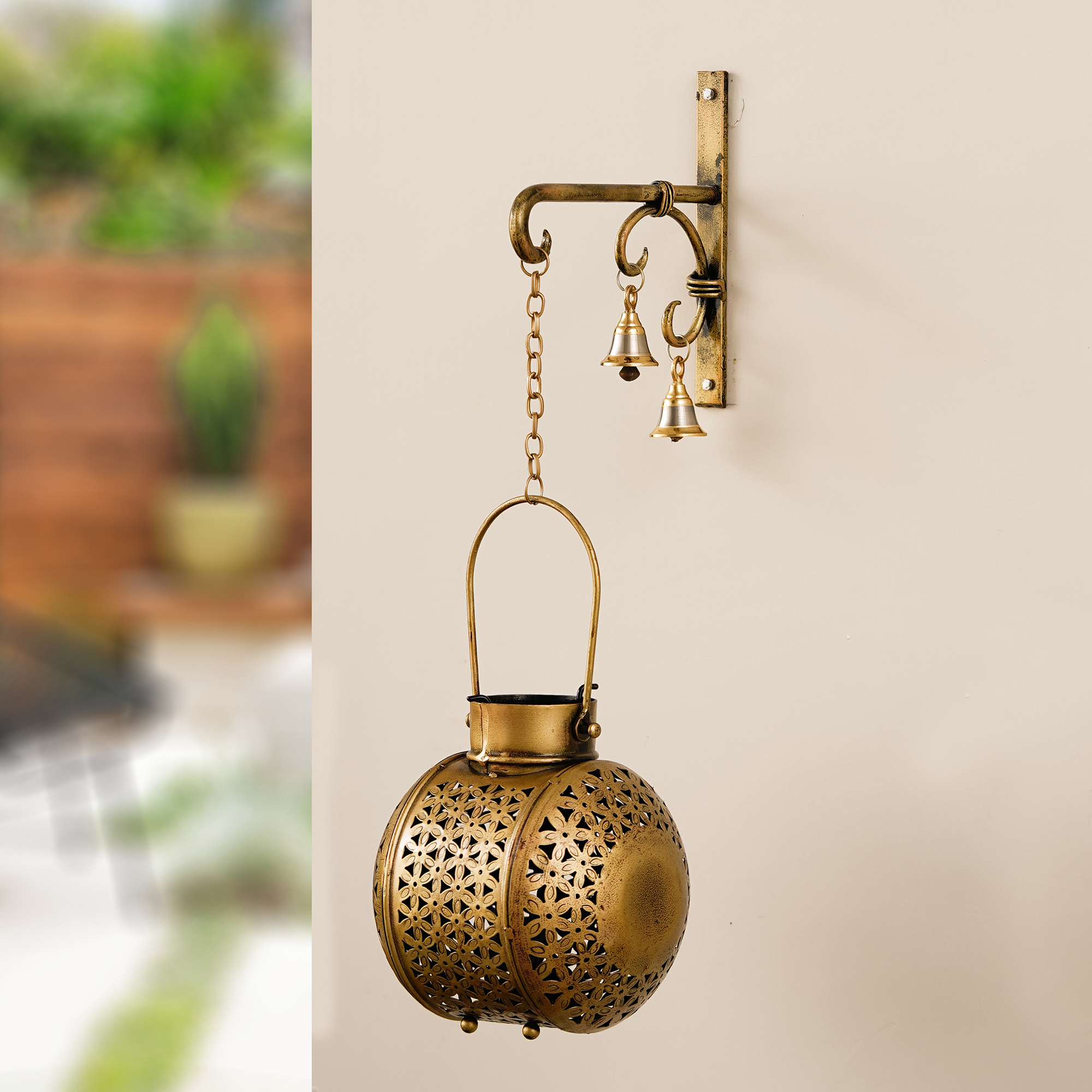 Hanging Laltern Tealight Holder For Home Decoration