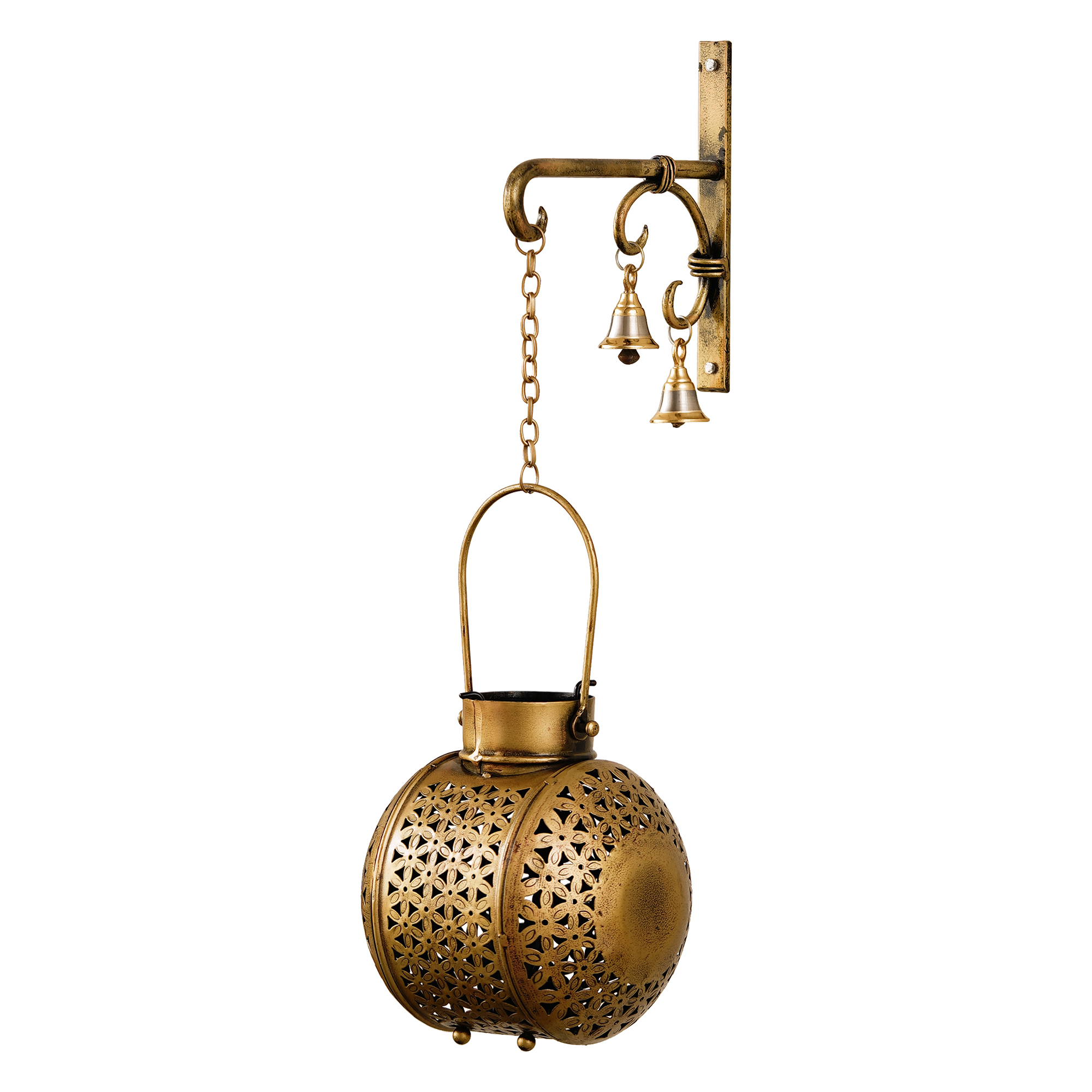 Hanging Laltern Tealight Holder For Home Decoration-2