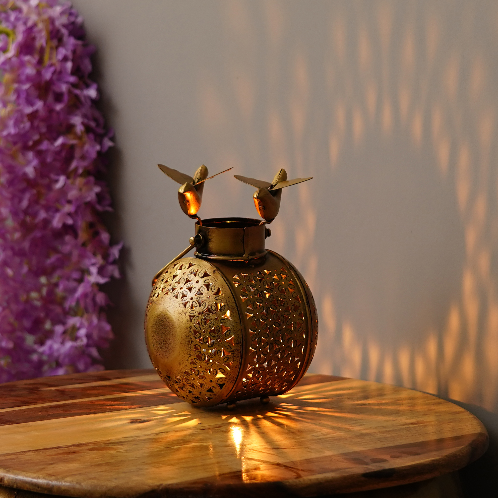 Bird Laltern Tealight Candle Holder / Dhoop Stand For Home Decor