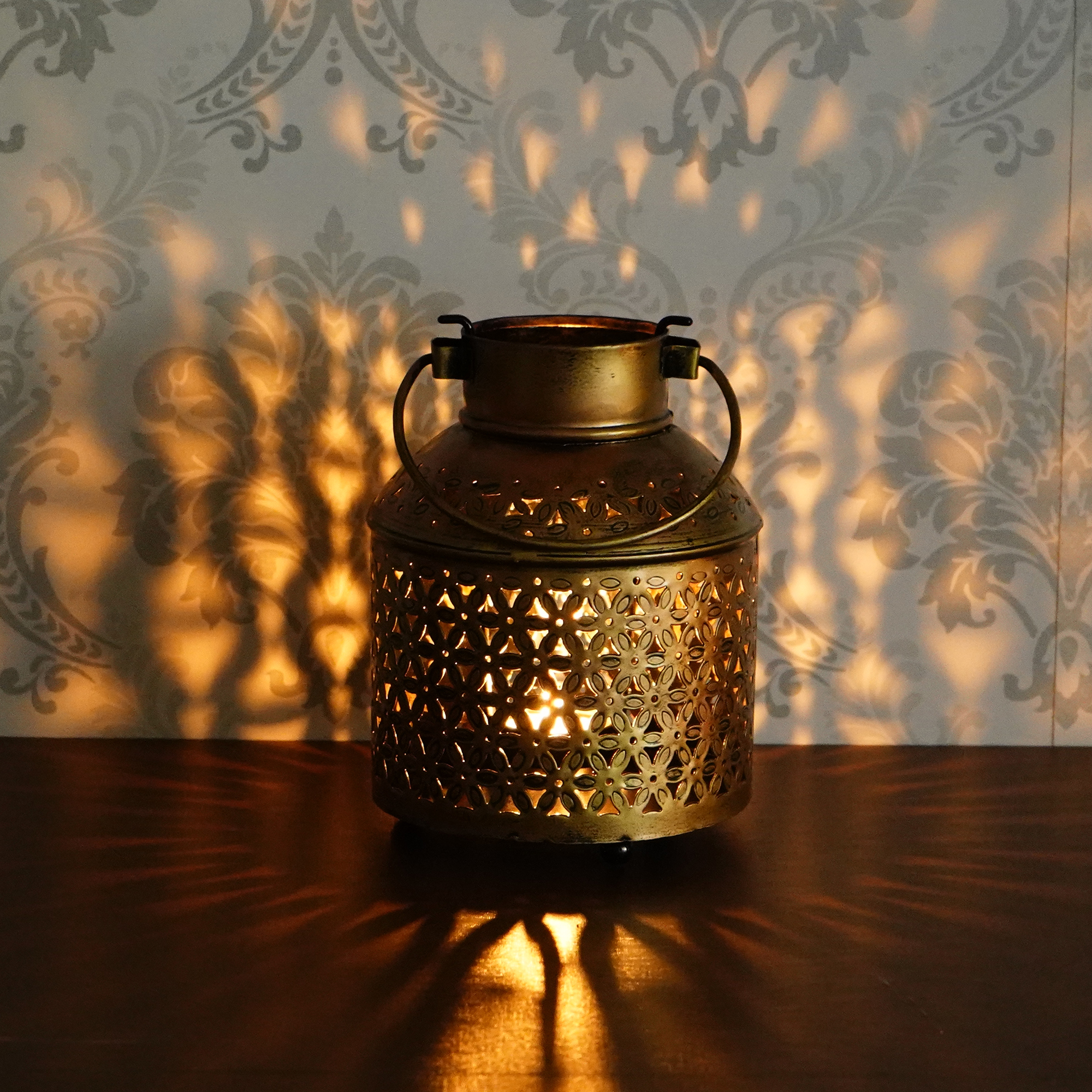 Antique Big Milk Burni Tealight Candle Holder