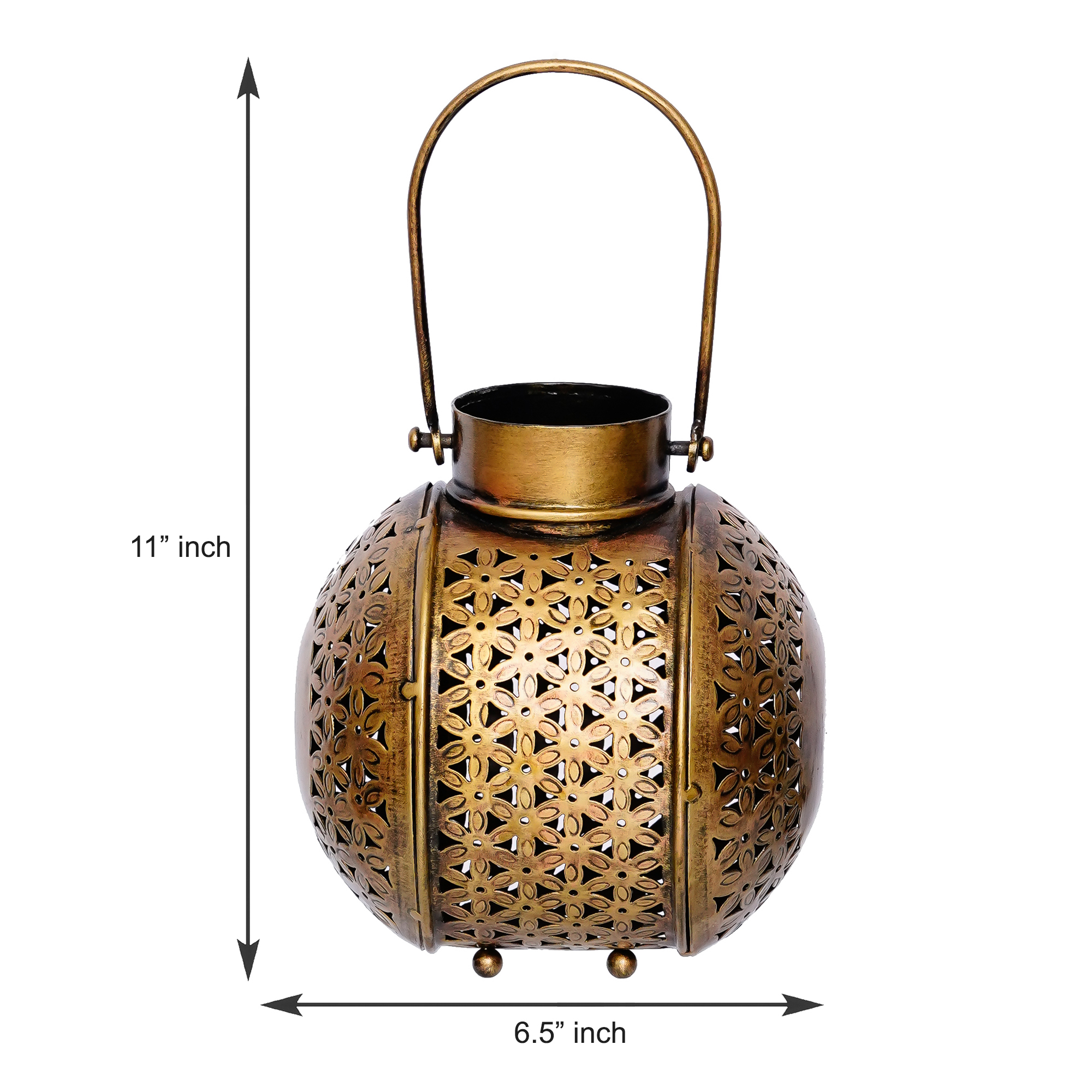 Antique Tealight Candle Holder For Home Decoration / Living Room Decorative Items-3